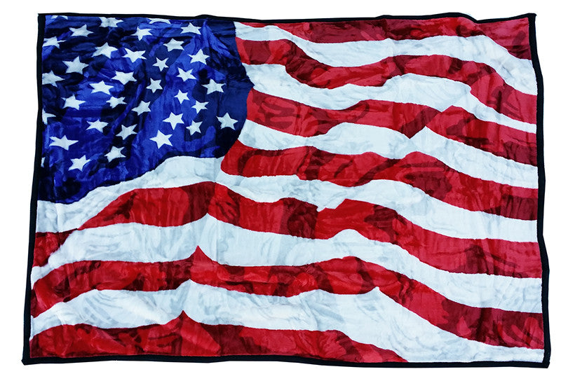 American Flag blanket