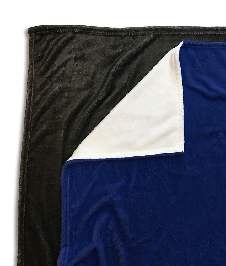 Wanna Race Blankets Dark Blue