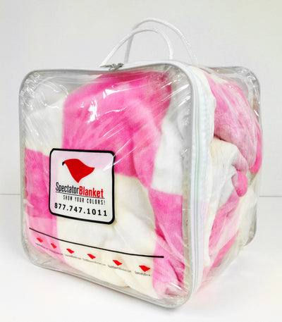 Wanna Race Plush Blanket Pink