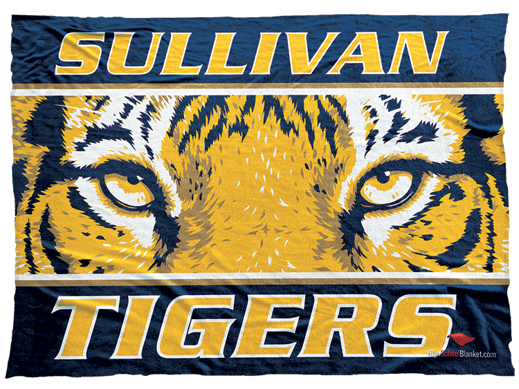 Sullivan Wolves Logo Sullivan - GroupRateIt Blankets