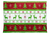 Reindeer, snowflakes, and Christmas trees adorn this Christmas sweater-inspired blanket design in red and green. Perfect for Christmas and appropriate for the entire winter season.