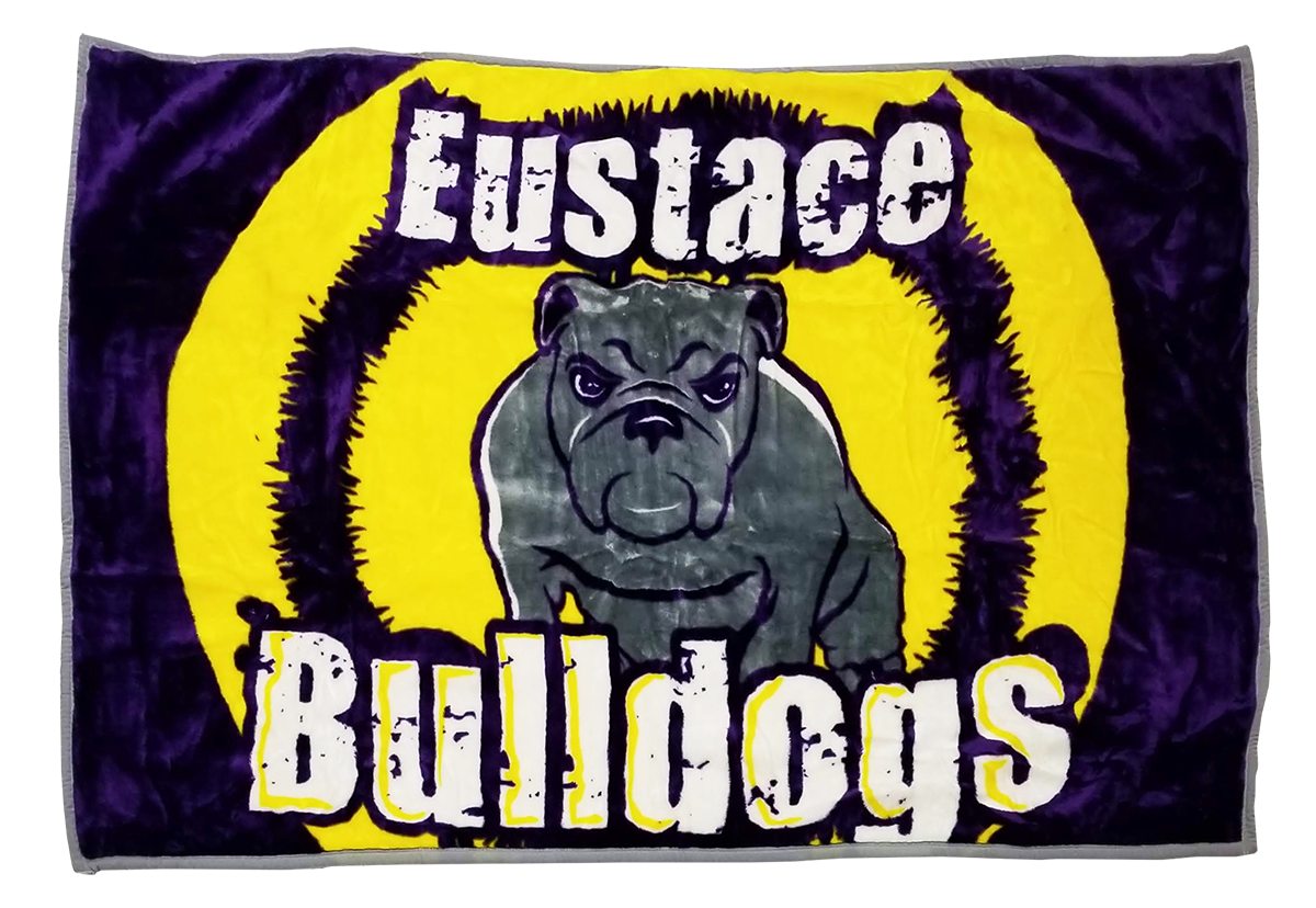 Eustace Bulldogs 48" x 70"