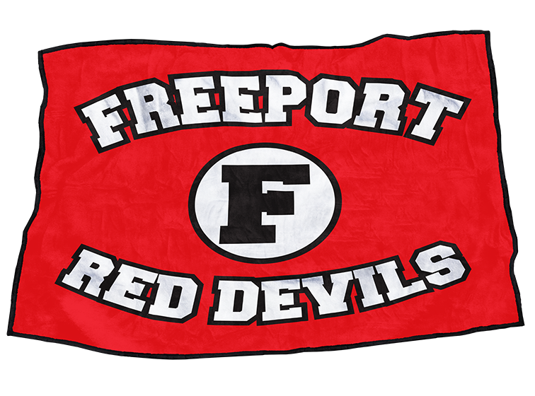 Freeport Red Devils 48" x 70"