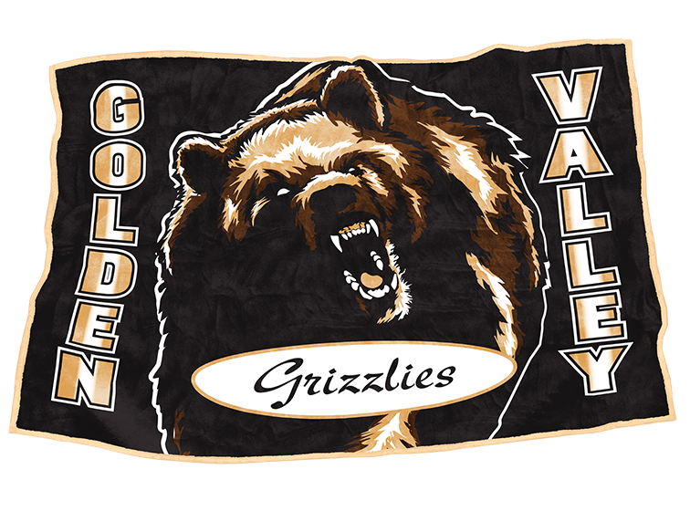 Golden Valley Grizzlies 48” x 70”