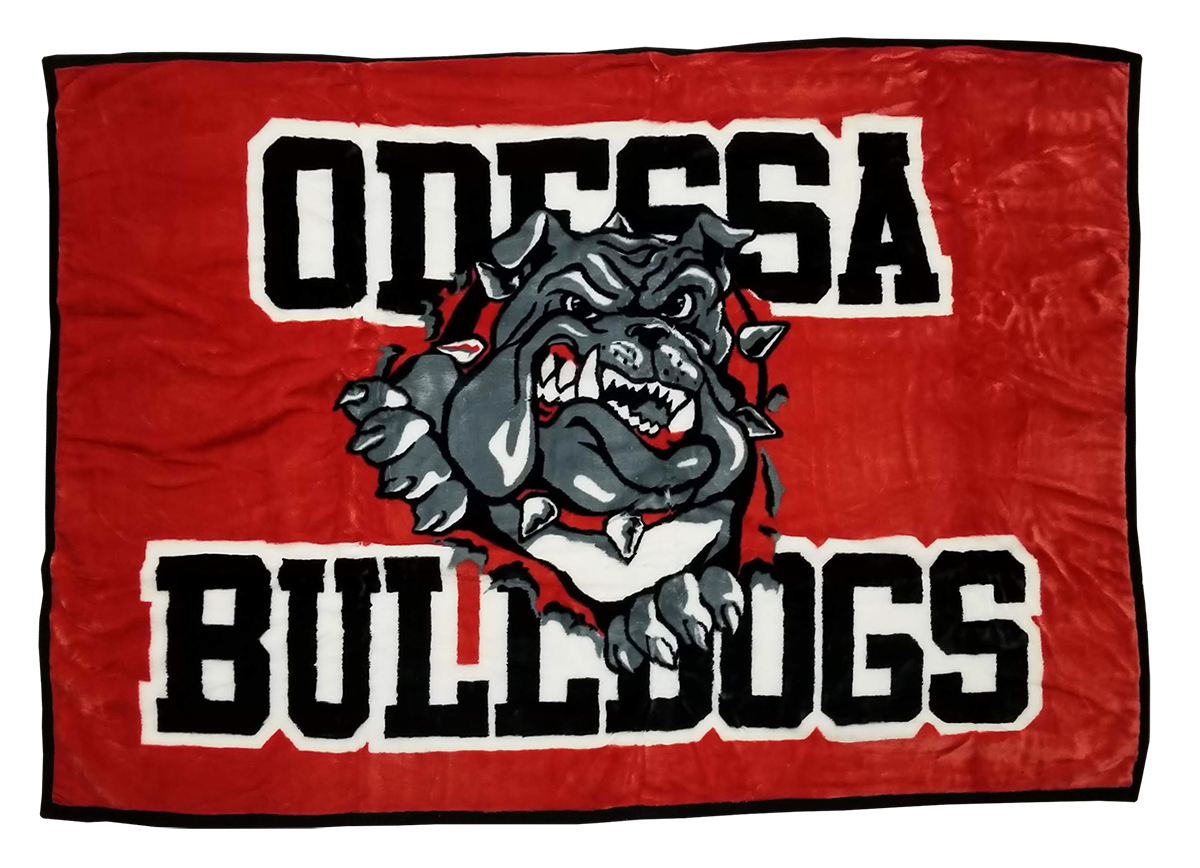 Odessa Bulldogs 48” x 70”