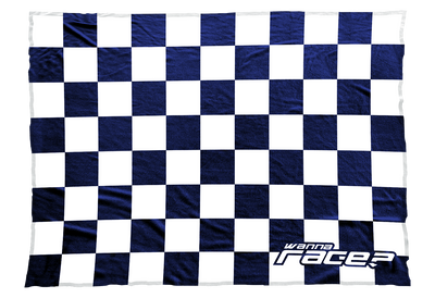 Wanna Race Blankets Dark Blue