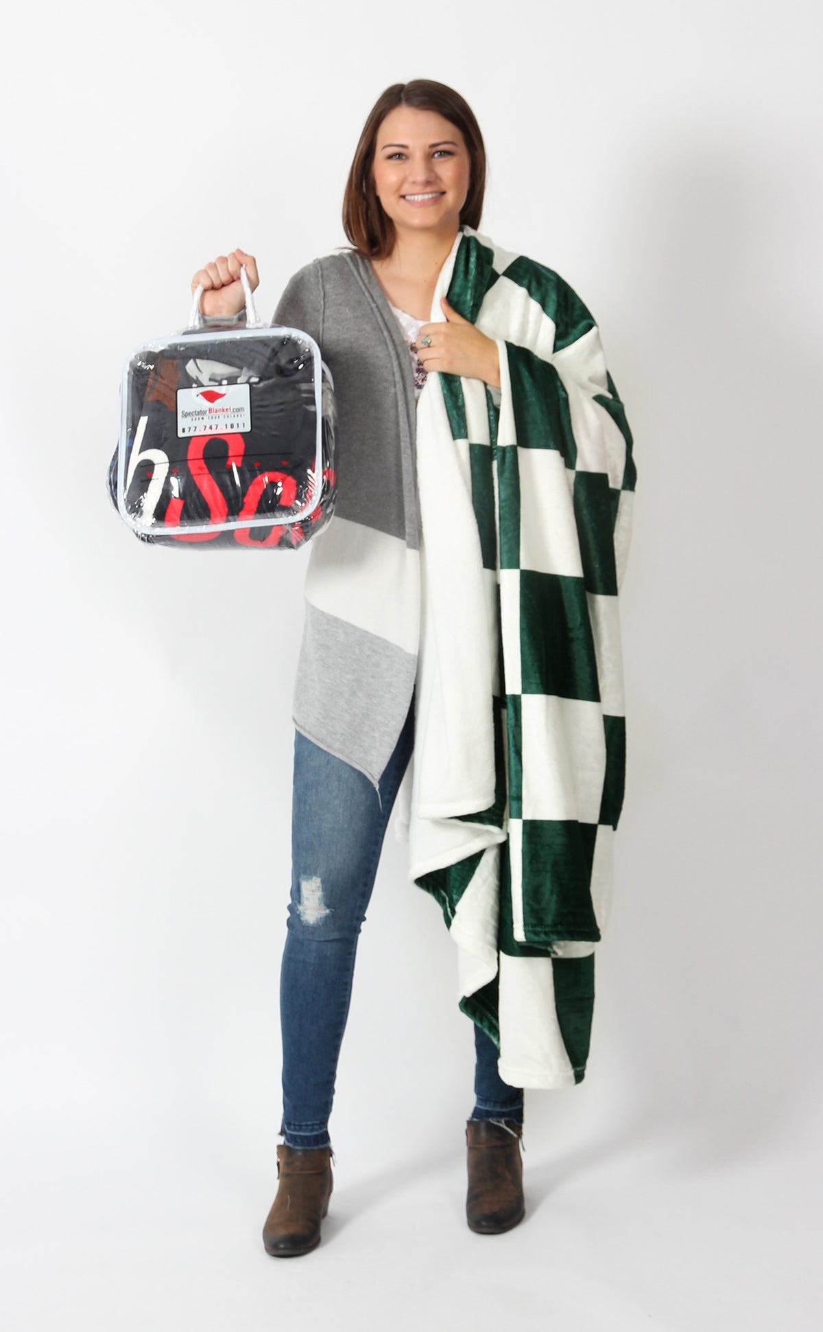 Wanna Race Blankets Dark Green