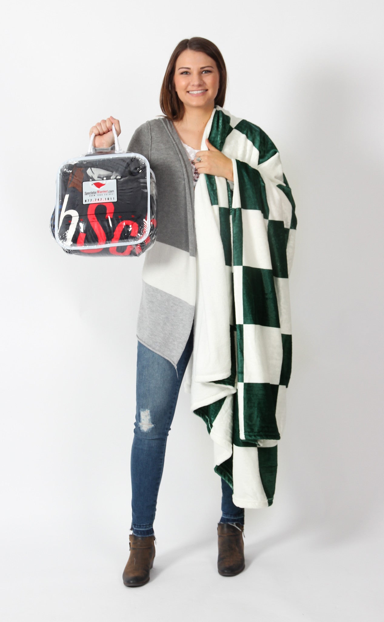 Wanna Race Blankets Dark Green