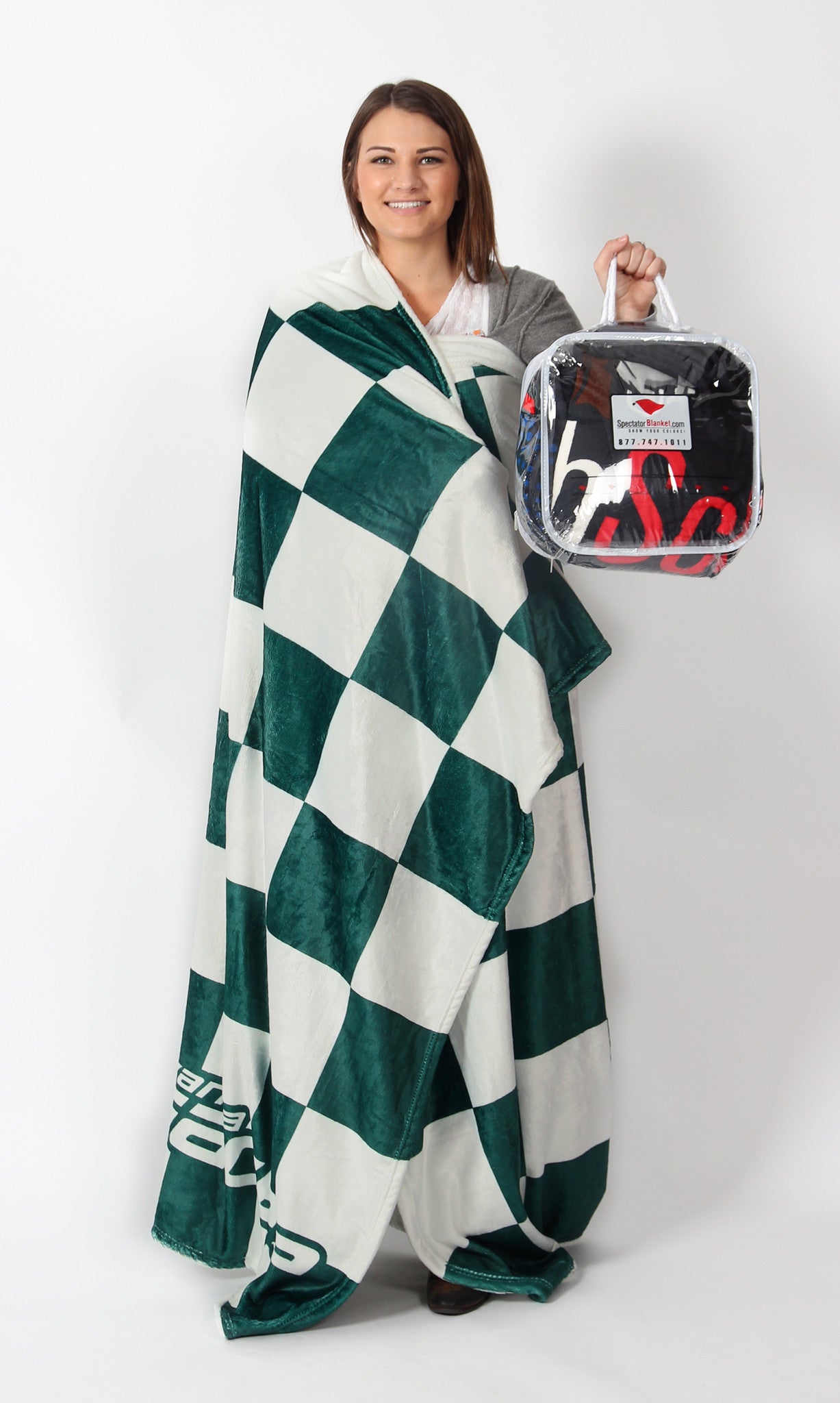 Wanna Race Blankets Dark Green