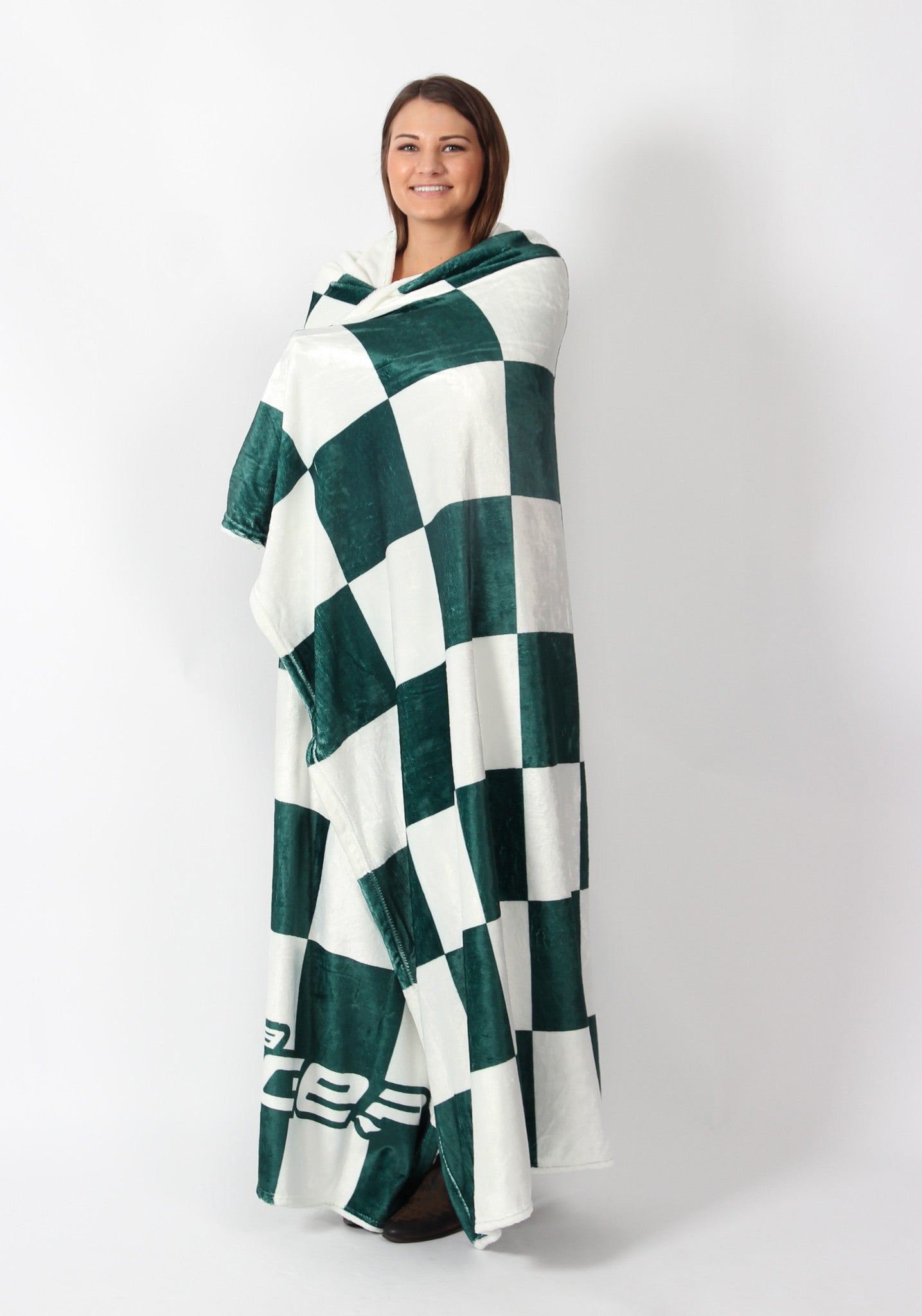 Wanna Race Blankets Dark Green