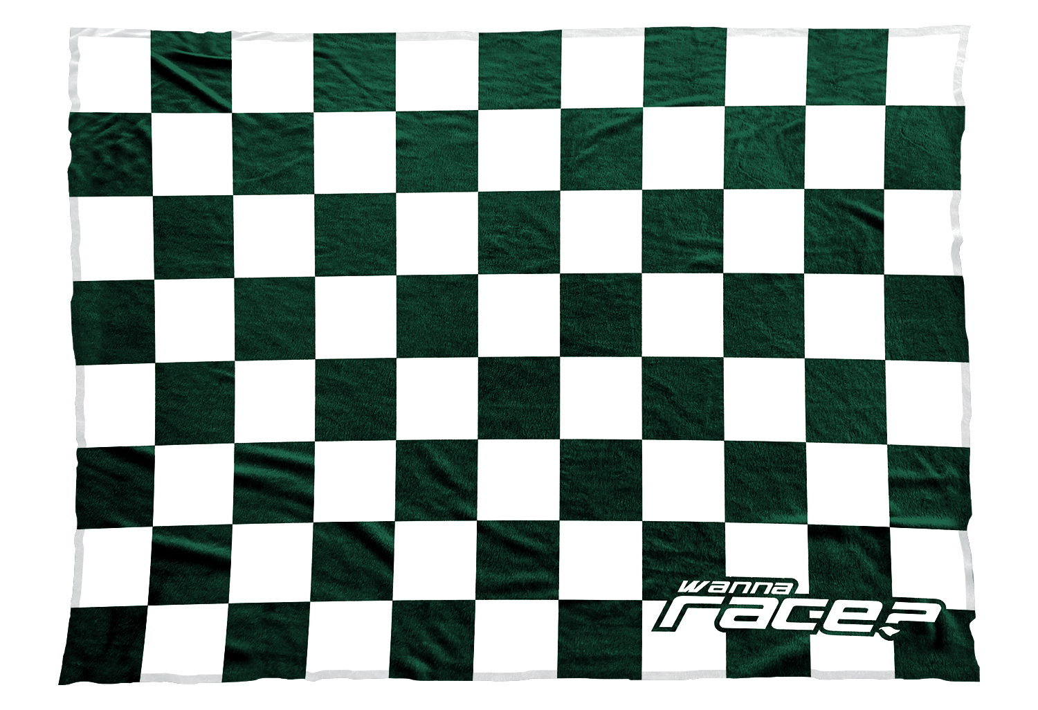 Wanna Race Blankets Dark Green