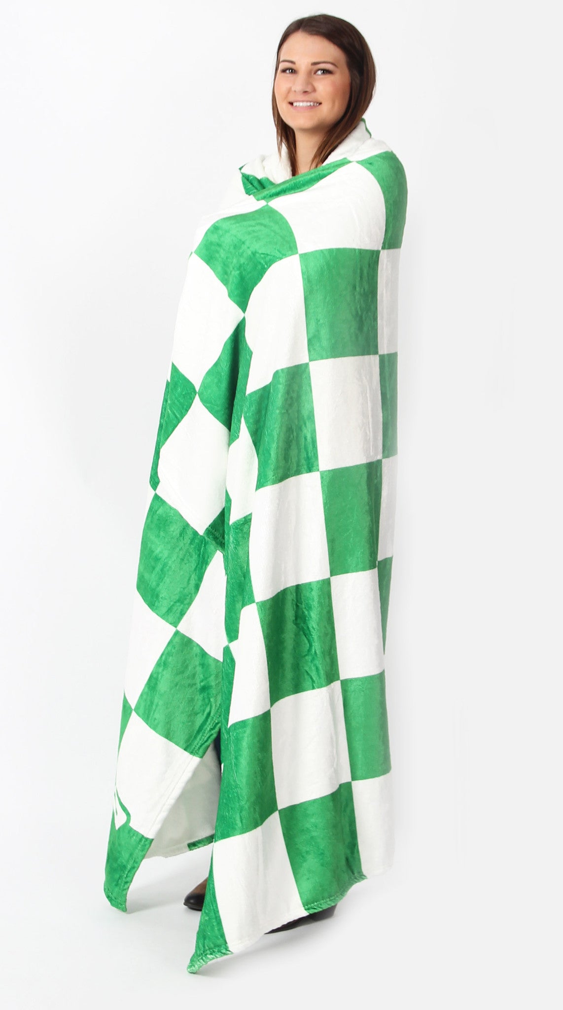 Wanna Race Blankets Light Green