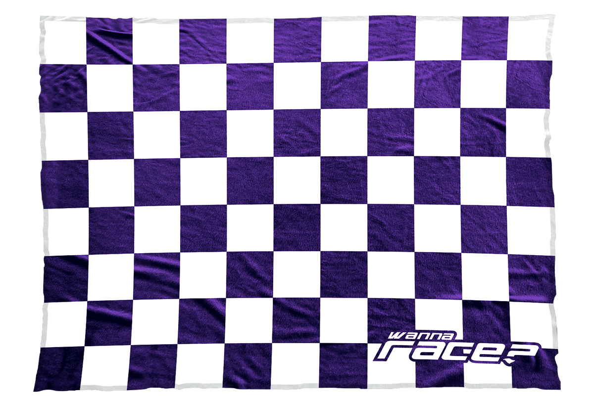 Wanna Race Blankets Purple