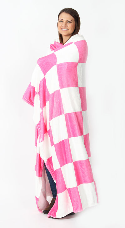 Wanna Race Blankets Pink