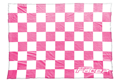 Wanna Race blanket in bright pink