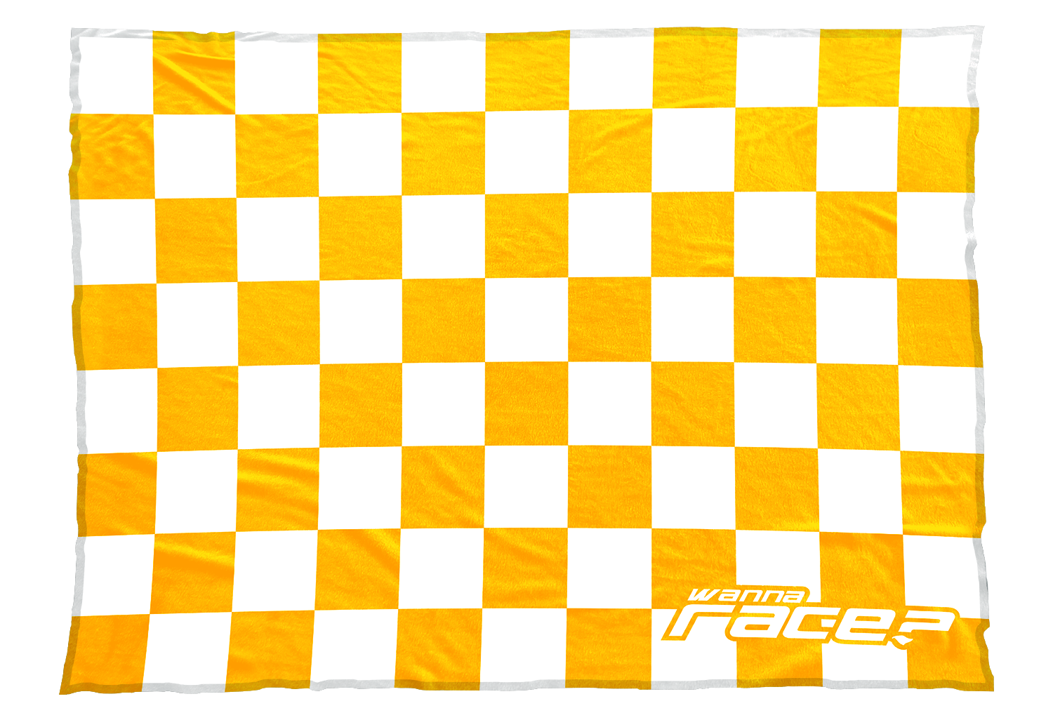 Wanna Race Blankets Yellow
