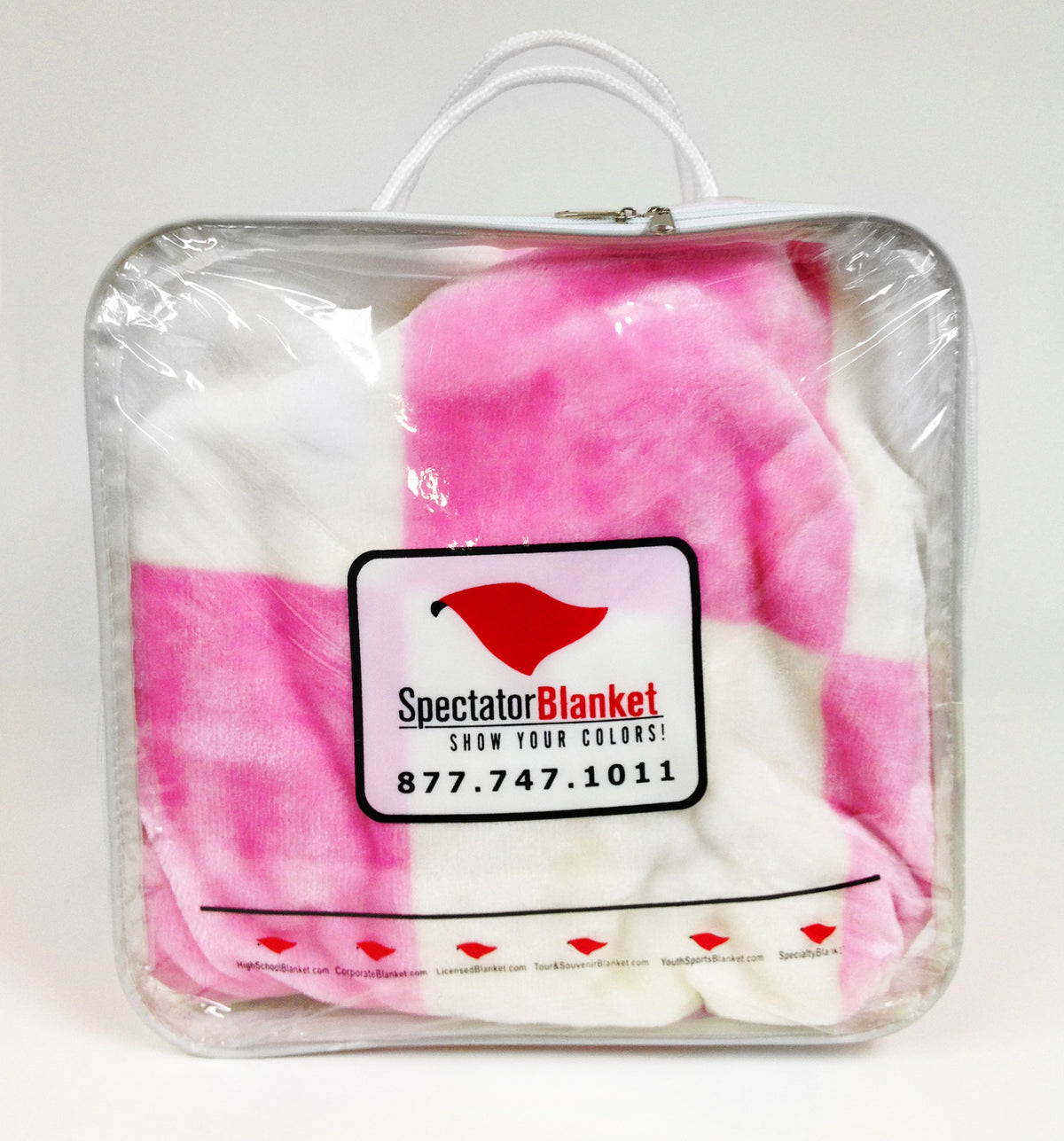 Wanna Race Plush Blanket Pink