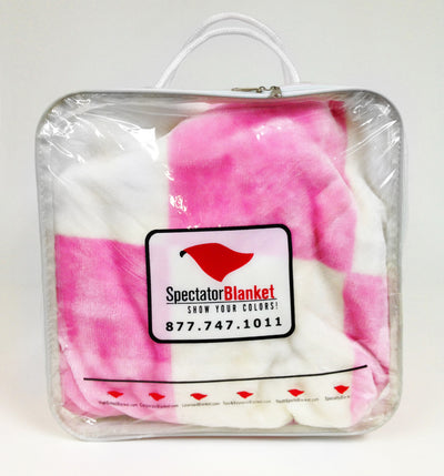Wanna Race Plush Blanket Pink